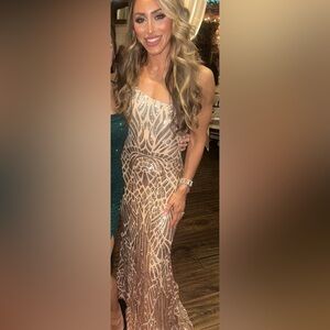 Ombré sequin Jovani dress